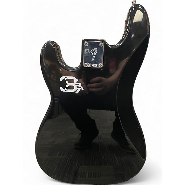 Used 2019 Fender Player Precision Bass Black Electric Bass Guitar