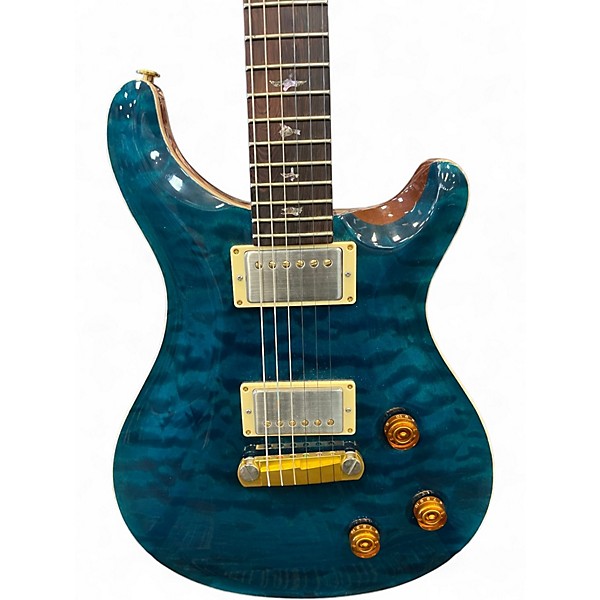 Used PRS Custom 22 Brazilian Teal Quilt Solid Body Electric Guitar