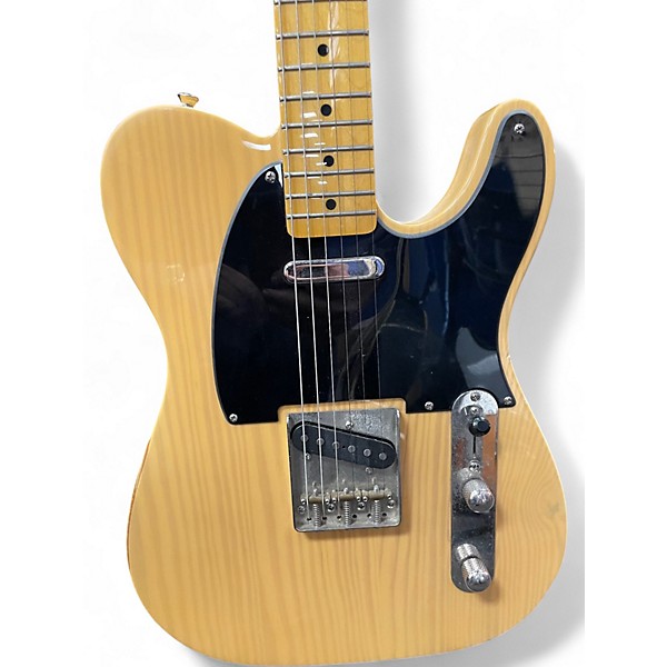 Used 2016 Squier Classic Vibe 1950S Telecaster Butterscotch Blonde Solid Body Electric Guitar