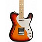 Used Squier AFFINITY TELECASTER THINLINE 2 Tone Sunburst Solid Body Electric Guitar