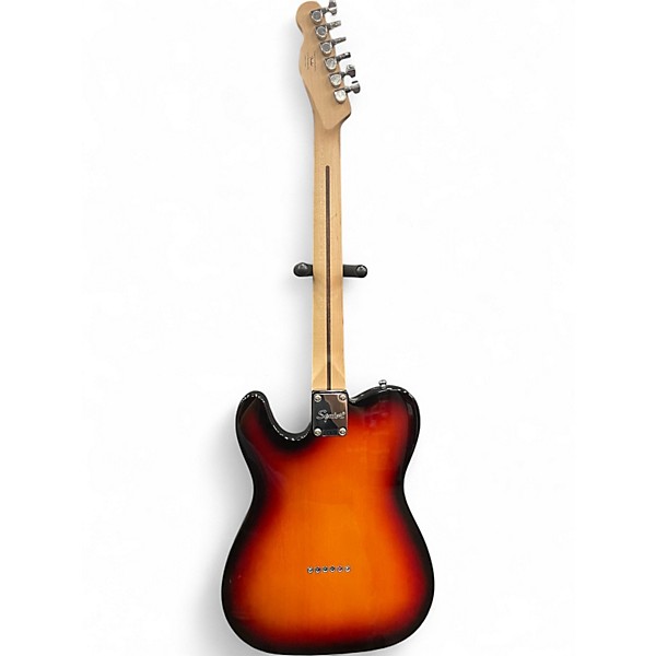 Used Squier AFFINITY TELECASTER THINLINE 2 Tone Sunburst Solid Body Electric Guitar