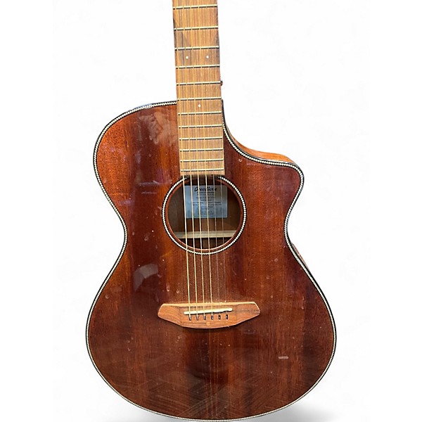 Used Breedlove Discovery S Concert CE Mahogany Acoustic Electric Guitar