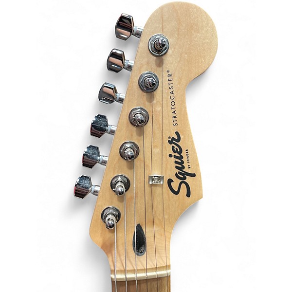 Used Squier Affinity Stratocaster Black Solid Body Electric Guitar