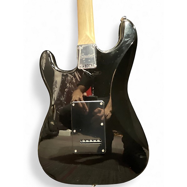 Used Squier Affinity Stratocaster Black Solid Body Electric Guitar