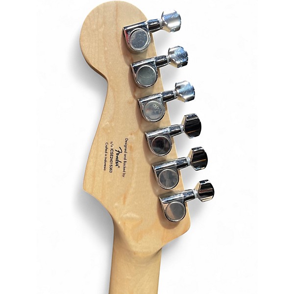 Used Squier Affinity Stratocaster Black Solid Body Electric Guitar