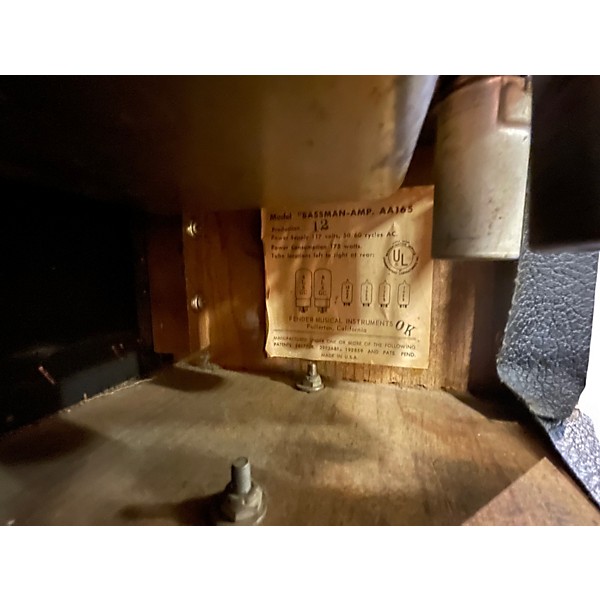 Vintage 1965 Fender bassman Tube Bass Amp Head