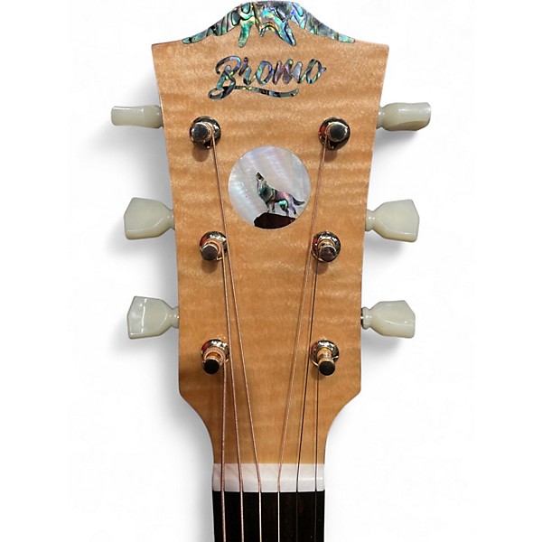 Used Bromo BAN7E Natural Acoustic Electric Guitar