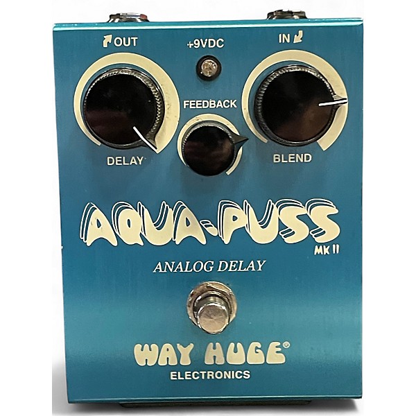 Used Way Huge Electronics WHE701 Aqua Puss Analog Delay Effect Pedal