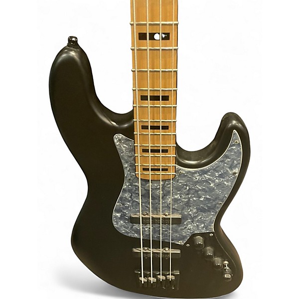 Used Bassmods EF4 Matte Black Electric Bass Guitar