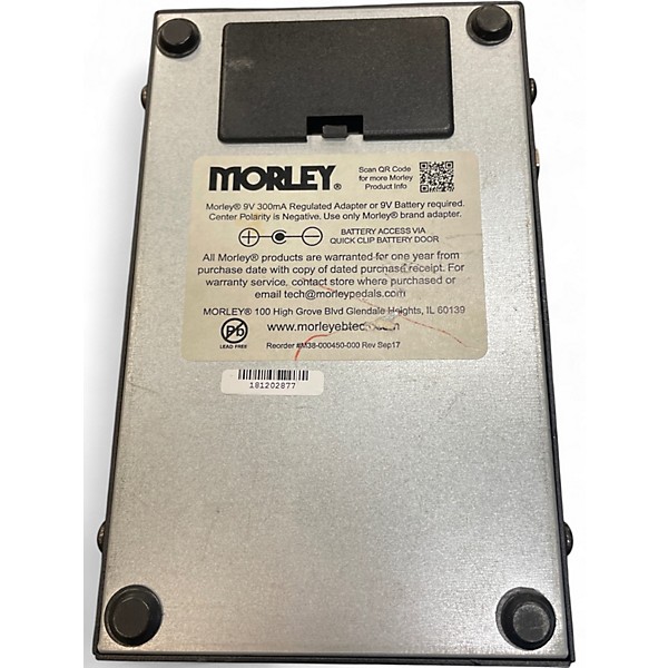 Used Morley Volume wah Pedal