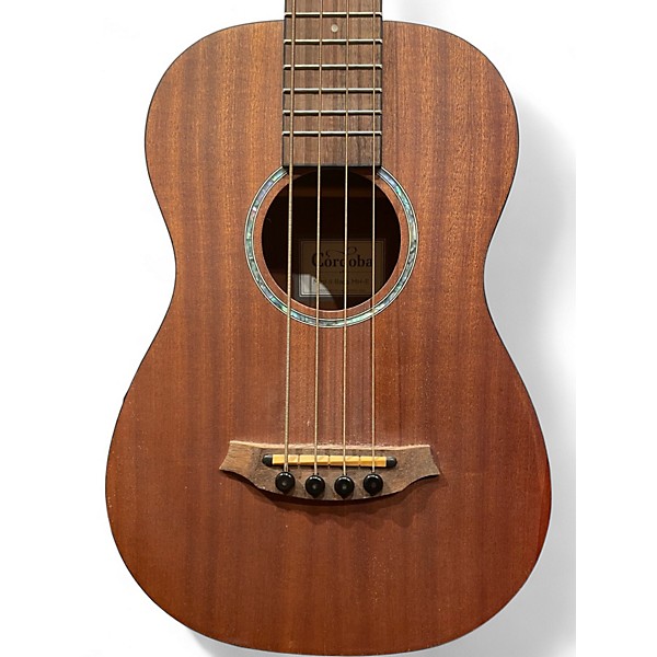 Used Cordoba Mini II Bass MH-E Natural Acoustic Bass Guitar
