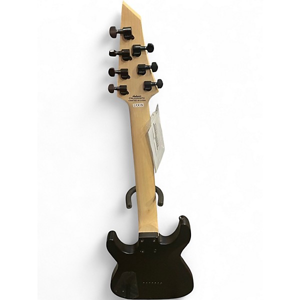 Used Jackson JS22-7 Dinky 7 String Satin Black Solid Body Electric Guitar