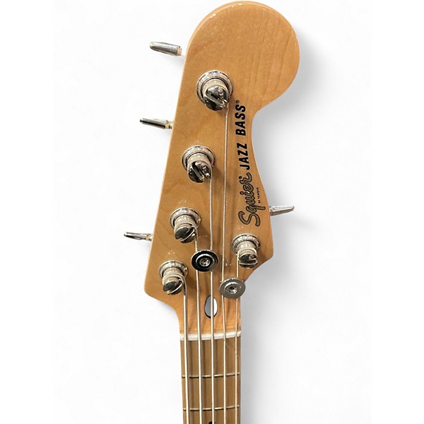 Used Squier Affinity Jazz Bass V 5 String Olympic White Electric Bass Guitar
