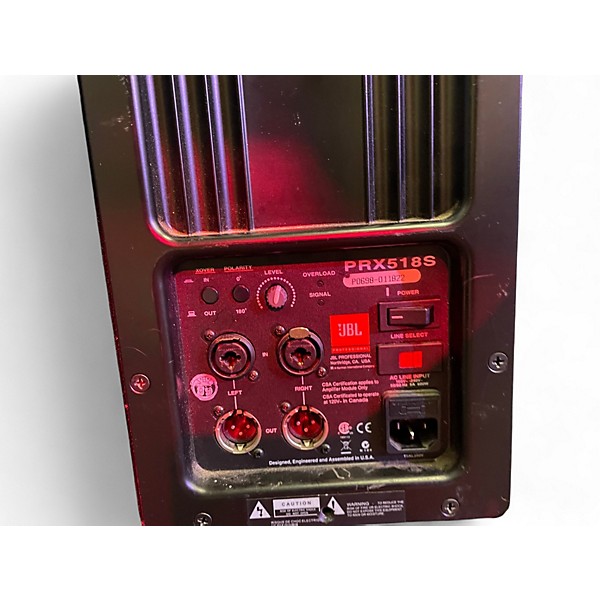 Used JBL PRX518S Powered Subwoofer