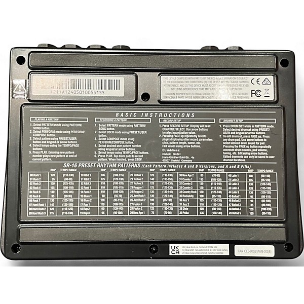 Used Alesis SR16 Drum Machine