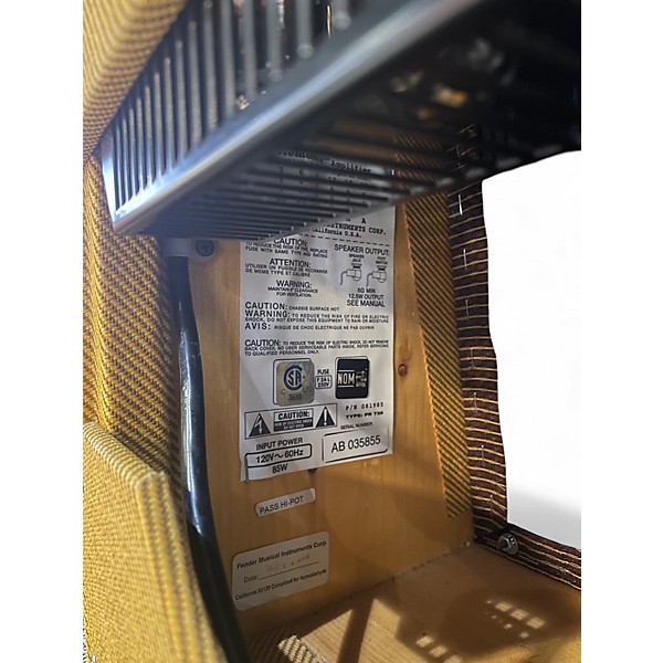 Used Fender Eric Clapton Signature Tremolux 1x12 12W Handwired Tube Guitar Combo Amp