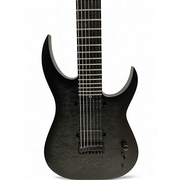 Used Schecter Guitar Research KM7 MK-III TRANSPARENT BLACK BURST Solid Body Electric Guitar