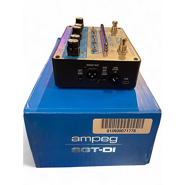 Used Ampeg SGT-DI Bass Effect Pedal