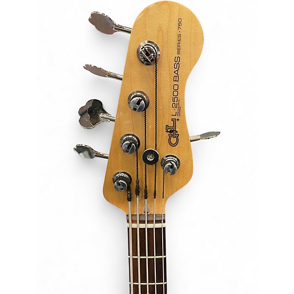 Used G&L USA L2500 5 String RED SPARKLE Electric Bass Guitar