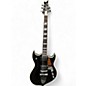 Used Silvertone Pual stanley PSSM1 Black Solid Body Electric Guitar thumbnail