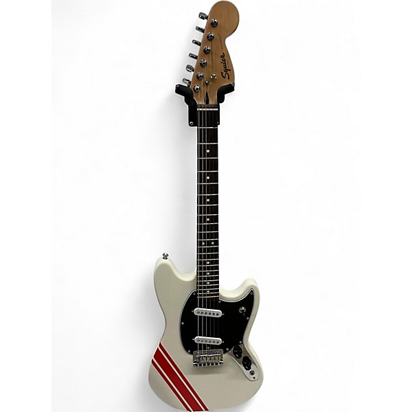 Used Squier MUSTANG Olympic White Solid Body Electric Guitar