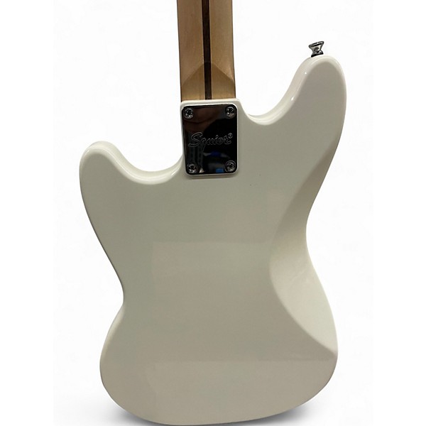 Used Squier MUSTANG Olympic White Solid Body Electric Guitar