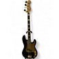 Used 2022 Squier 40th Anniversary Precision Bass Gold Edition Black Electric Bass Guitar thumbnail