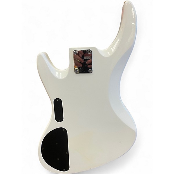 Used De Armond Pilot V Alpine White Electric Bass Guitar