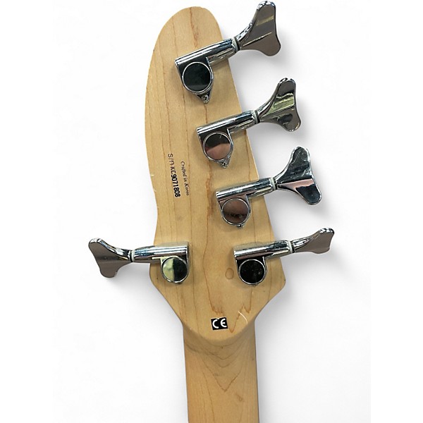 Used De Armond Pilot V Alpine White Electric Bass Guitar