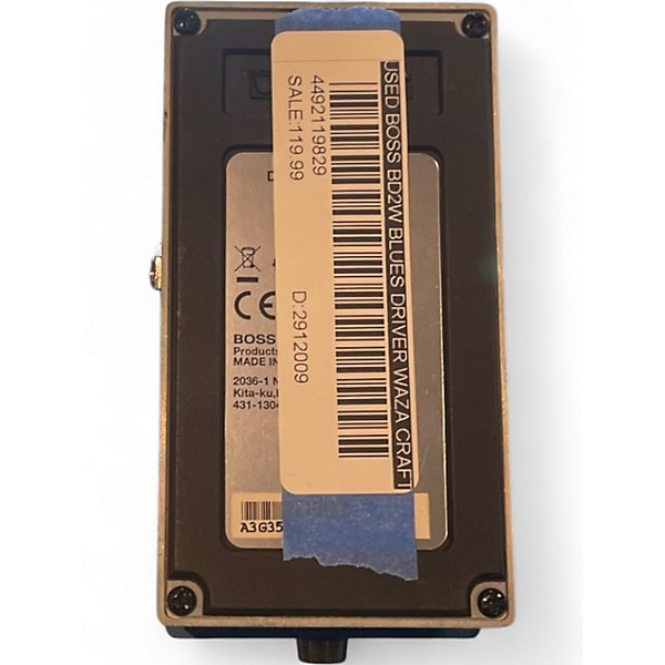 Used BOSS BD2W Blues Driver Waza Craft Effect Pedal