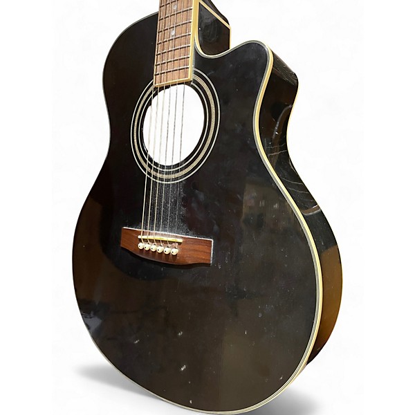 Used Martin&co TBNYB Black Acoustic Electric Guitar