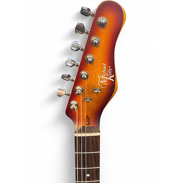 Used Michael Kelly 530P 2 Tone Sunburst Solid Body Electric Guitar