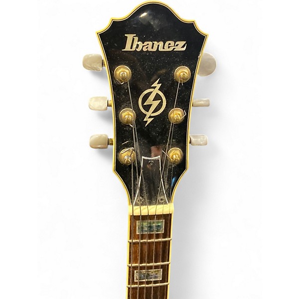 Used Ibanez AK95-DHS-12-01 Burst Hollow Body Electric Guitar