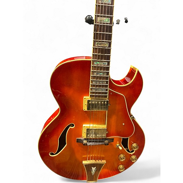 Used Ibanez AK95-DHS-12-01 Burst Hollow Body Electric Guitar