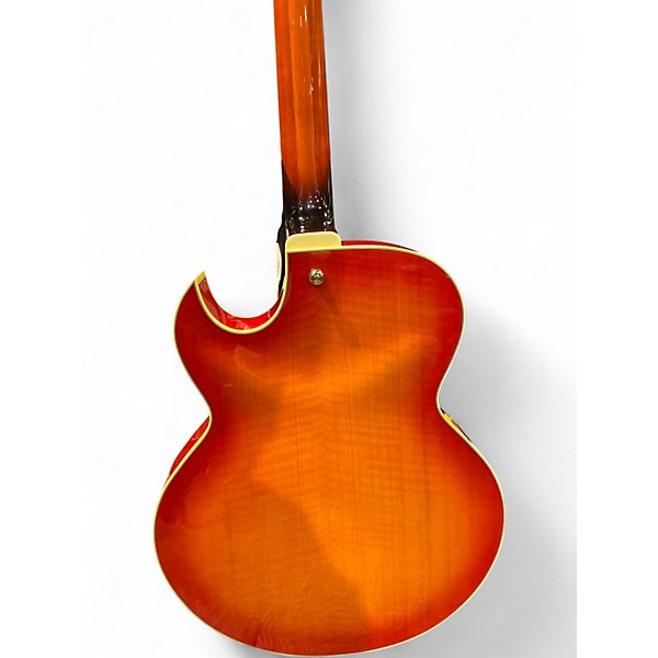 Used Ibanez AK95-DHS-12-01 Burst Hollow Body Electric Guitar