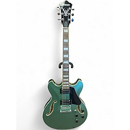 Used Ibanez AS73 Artcore Green Hollow Body Electric Guitar