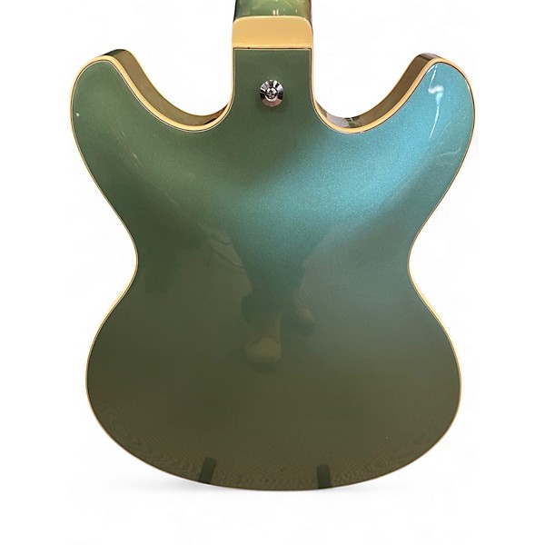 Used Ibanez AS73 Artcore Green Hollow Body Electric Guitar