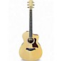 Used 2022 Taylor 214CE Deluxe Natural Acoustic Electric Guitar thumbnail