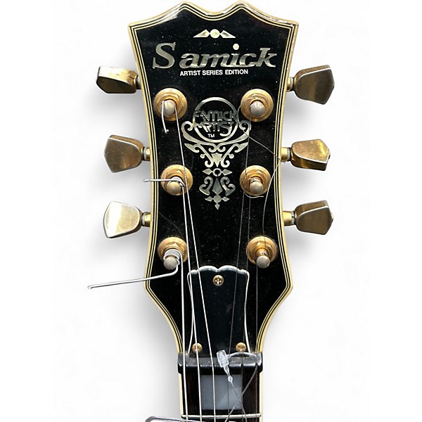 Used Samick ARTIST SERIES Black Solid Body Electric Guitar