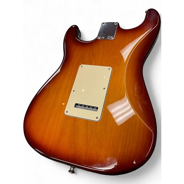 Used Fender Deluxe Stratocaster Tobacco Sunburst Solid Body Electric Guitar