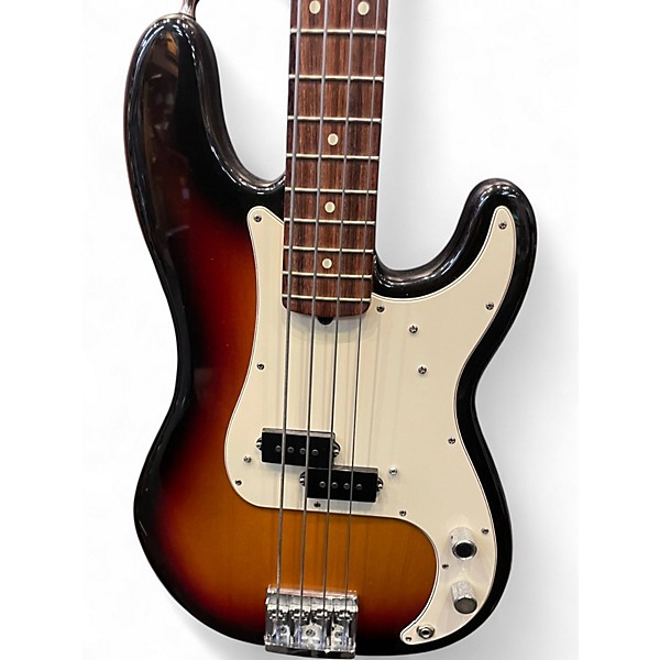 Used 2003 Fender American Professional Precision Bass 3 Tone Sunburst Electric Bass Guitar