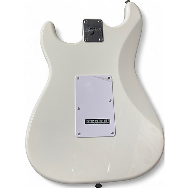 Used Squier Standard Stratocaster Olympic White Solid Body Electric Guitar