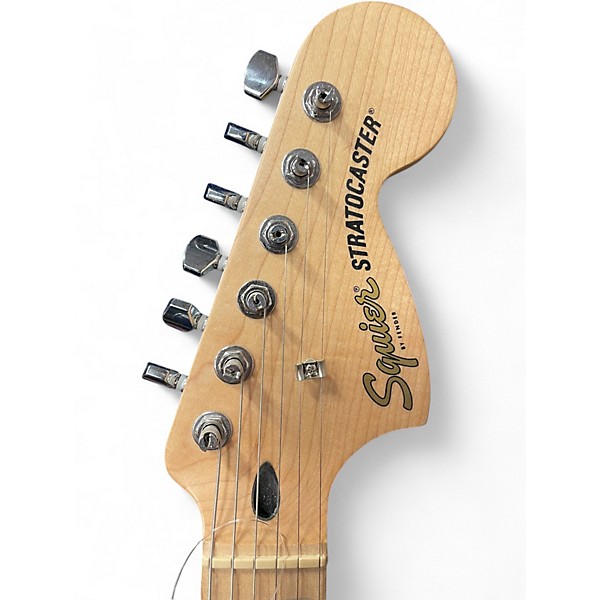 Used Squier Standard Stratocaster Olympic White Solid Body Electric Guitar