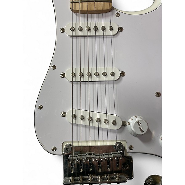 Used Squier Standard Stratocaster Olympic White Solid Body Electric Guitar