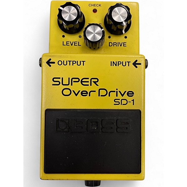 Used BOSS SD1 Super Overdrive Effect Pedal