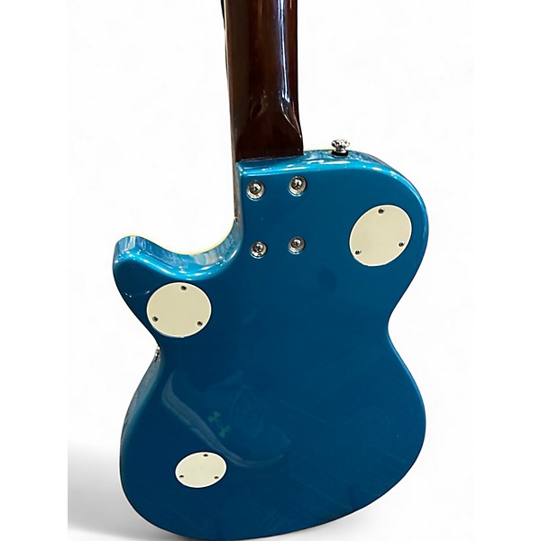 Used Gretsch Guitars G2215-P90 Streamliner Junior Metallic Aqua Marine Solid Body Electric Guitar