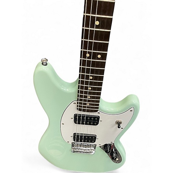Used Squier Bullet Mustang HH Seafoam Green Solid Body Electric Guitar