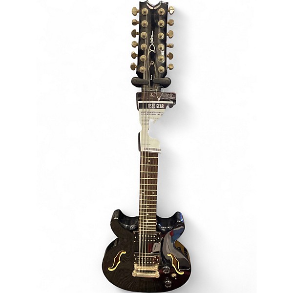 Used Dean Boca 12 Black Solid Body Electric Guitar