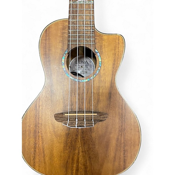 Used Luna UKE HTC KOA Brown Ukulele