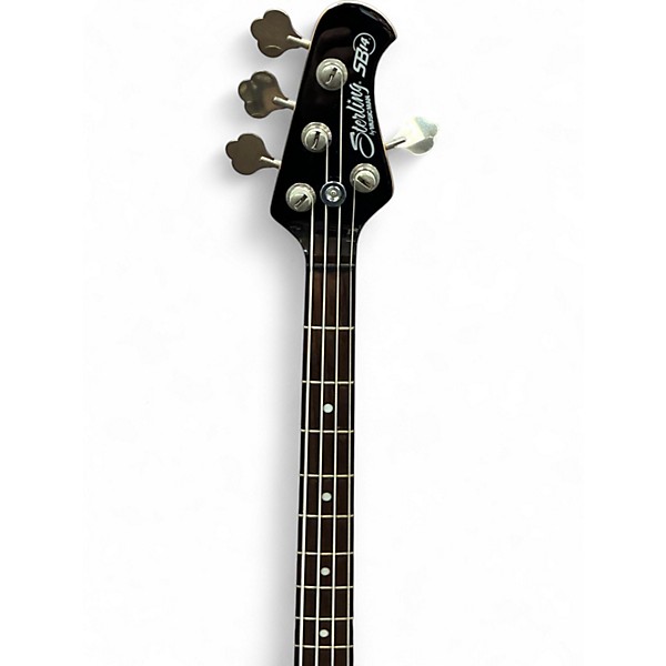 Used Sterling by Music Man SB14 Black Electric Bass Guitar